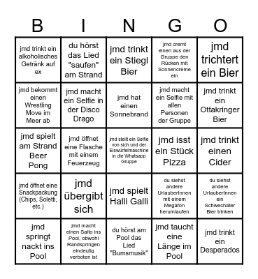 LIGI BINGO 2024 Bingo Card