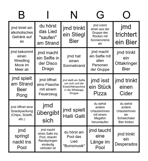 LIGI BINGO 2024 Bingo Card