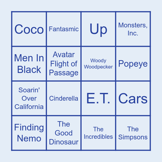 Florivida Music Quiz Bingo Card
