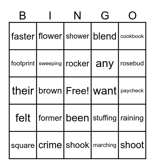 Mastery Check 30 Bingo Card