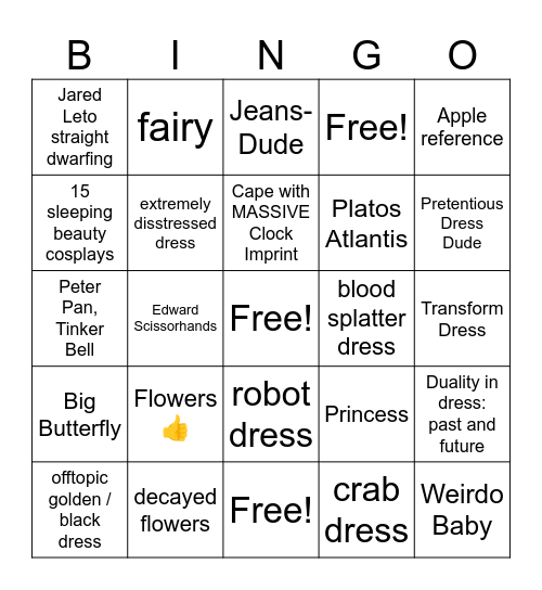 MET 24 Bingo Card