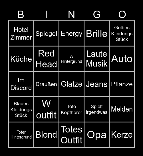 Ome v4 Bingo Card
