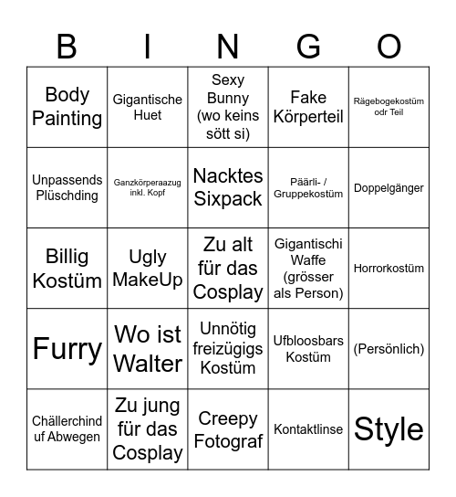 Fantasy 2024 BINGO Card