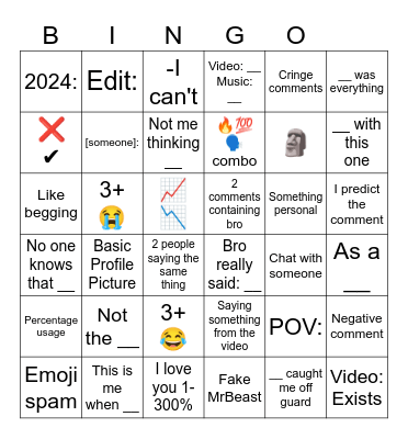 woiafhaw;eufhwaeufhsadufawewfnasdufhafuefhufhawefjhfuejhfndufhuef Bingo Card