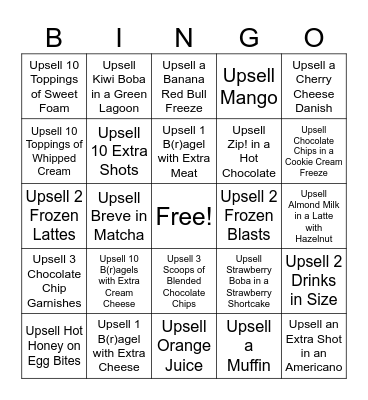 Biggby ABC Bingo 5/06-5/12 Bingo Card