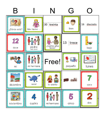 LEVEL A & LEVEL B THROUGH UNIT 4 Bingo Card