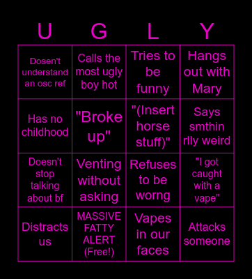 BAILEY BINGO Card