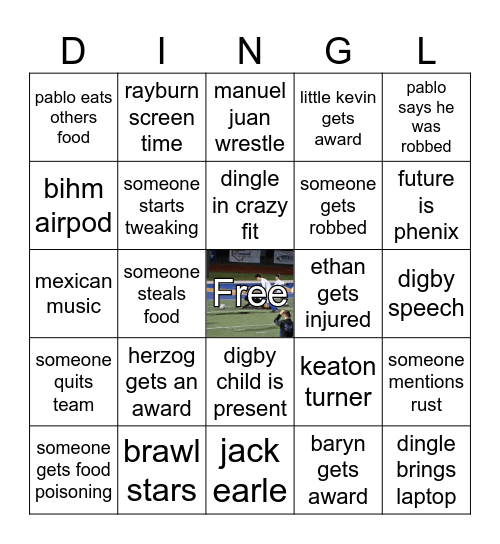 soccer banquet bingo!!! Bingo Card