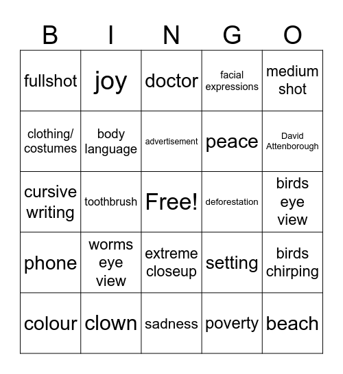 SWAT codes Bingo Card