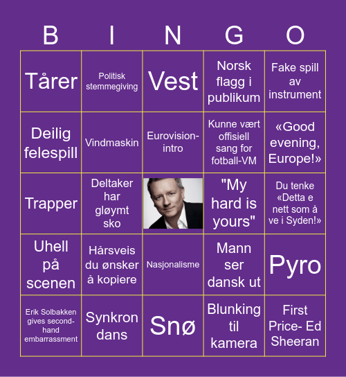 ESC 2010 Bingo Card