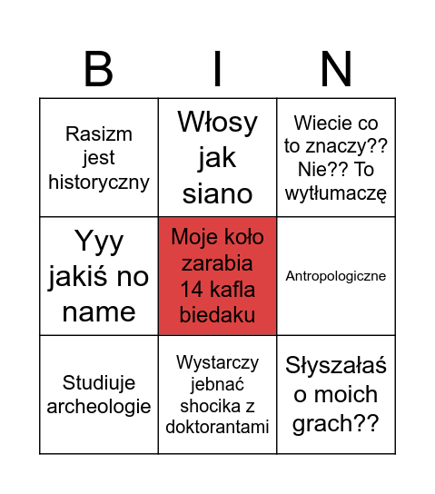 Bingo Laura Bingo Card