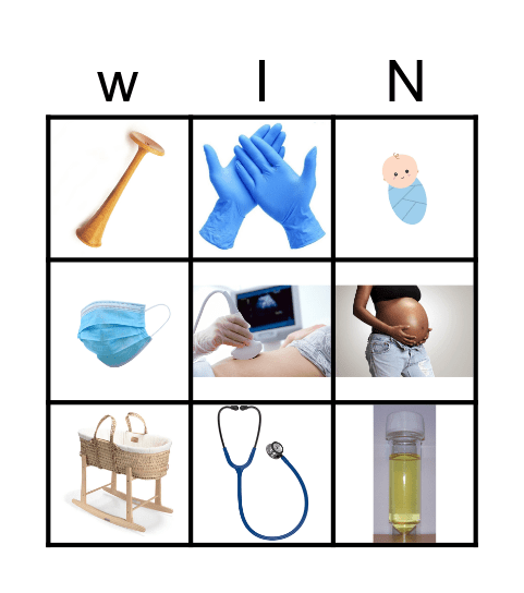 Day in the life of a Community Midwife Bingo Card