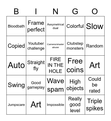 Gd bingo Card