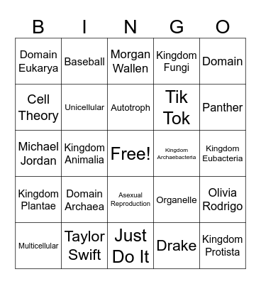 Random Bingo Card