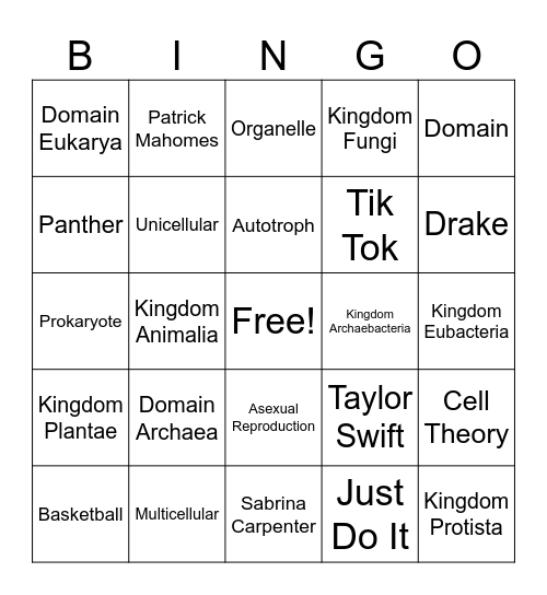 Random Bingo Card