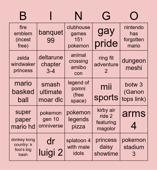 june direct (happy pride) Bingo Card