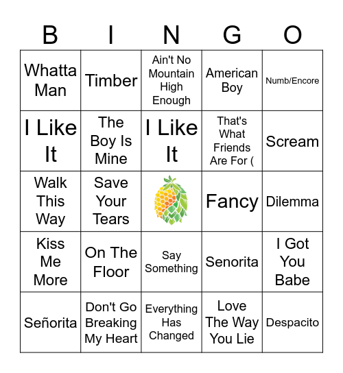 Collaborations & Duets Bingo Card