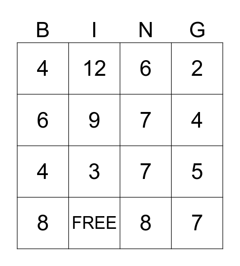 BINGO FOR BOOKS - DIVISION ROUND Bingo Card