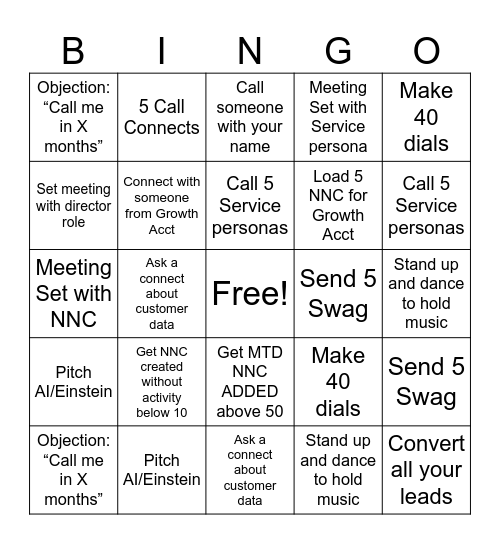 TMT May Week 2 BINGO! Bingo Card