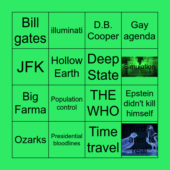 sscs Bingo Card