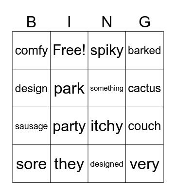 Skylar Bingo Card