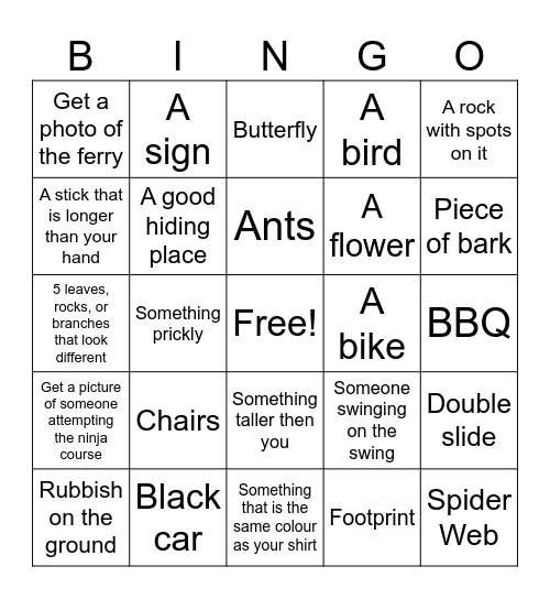 Mikaylas Ultimate Bingo Card