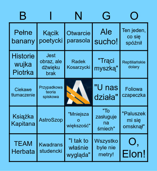 AstroKawa Bingo Card