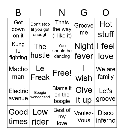 Game 2-2/4/26 Bingo Card