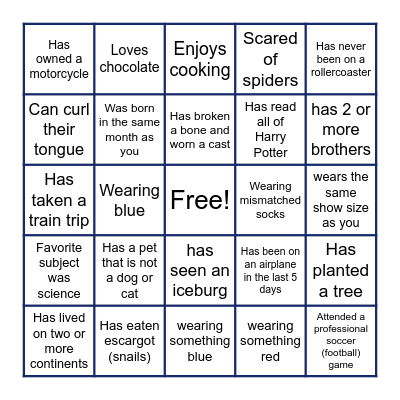 CFGB Staff Retreat Bingo Card
