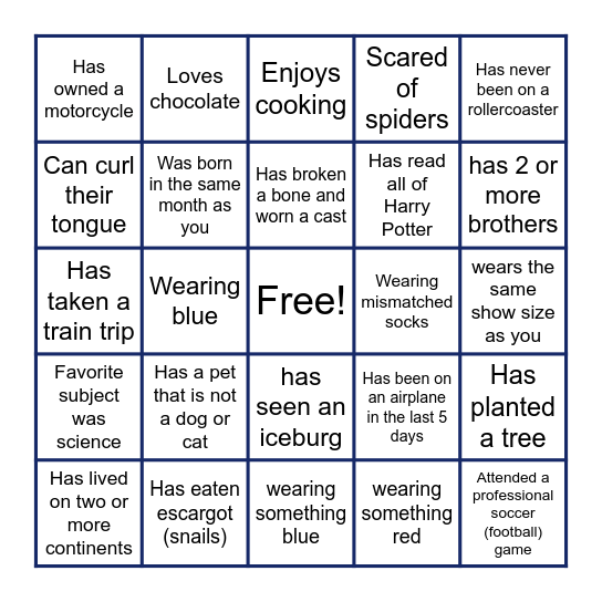 CFGB Staff Retreat Bingo Card