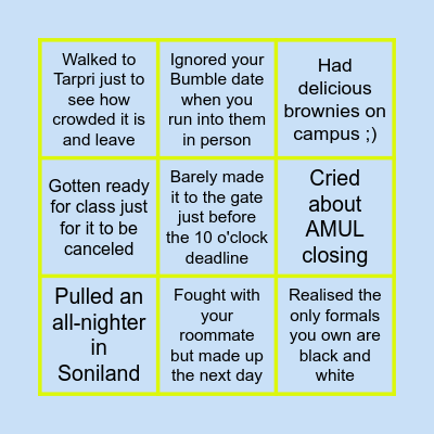 Safarnama 2024! Bingo Card