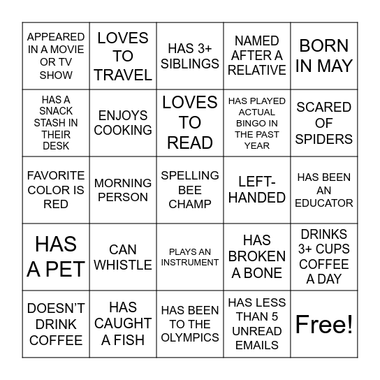 BMEX BINGO Card