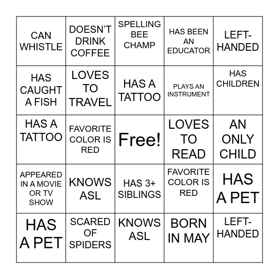 BMEX BINGO Card