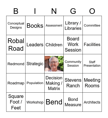 DPL Big Picture Bingo Card