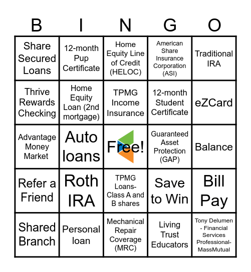 Kaiperm Product Bingo Card