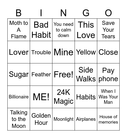 Mothers Day Bingo #1 Bingo Card