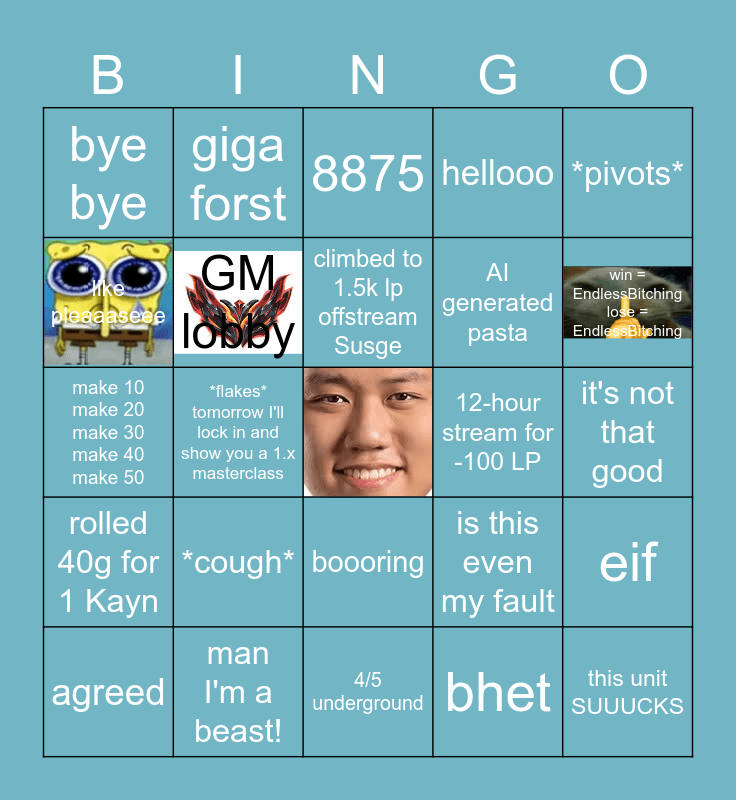 soji bingo Card