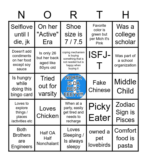 Meet Me Bingo Card