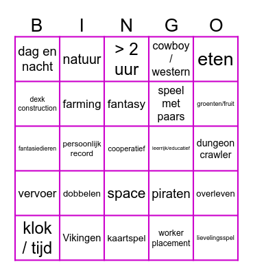 FB Solo Bingo Maart Bingo Card