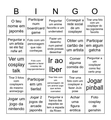 SWJlcm9iaW5nbyE= Bingo Card