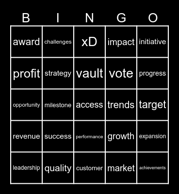 Awesome Bingo Card