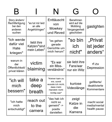 AnniBingo Card