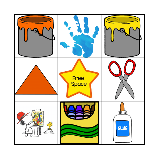 Art Bingo (K) #2 Bingo Card