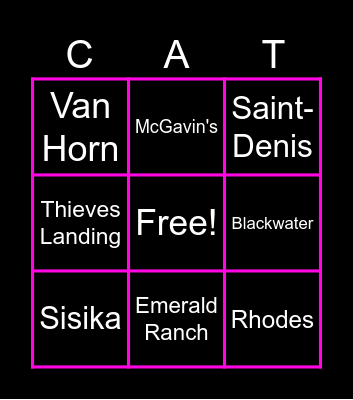 Cat's BIRTHDAY :D Bingo Card