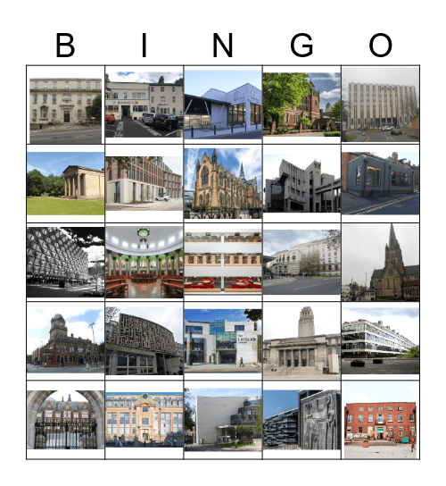 Campus Bingo! Bingo Card