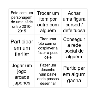 SWJlcm9iaW5nbyBzaW1wbGVz Bingo Card
