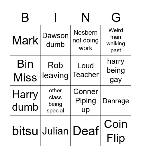 N1.27 Bingo Card