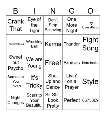 Summer BINGO Card