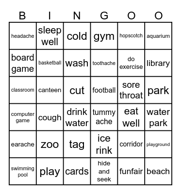 Units 4-6 Bingo Card