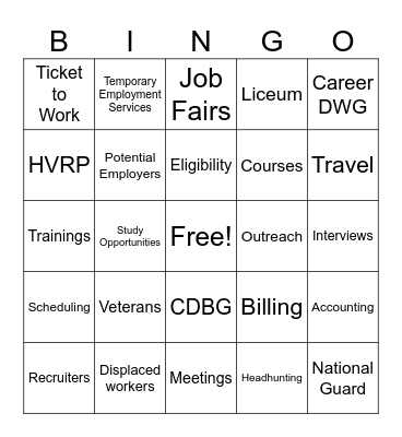 AMSI BINGO Card